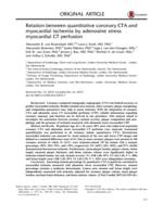 Relation between quantitative coronary CTA and myocardial ischemia by adenosine stress myocardial CT perfusion