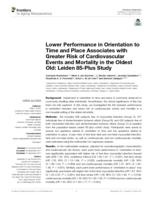 Lower Performance in Orientation to Time and Place Associates with Greater Risk of Cardiovascular Events and Mortality in the Oldest Old: Leiden 85-Plus Study