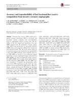 Accuracy and reproducibility of fast fractional flow reserve computation from invasive coronary angiography