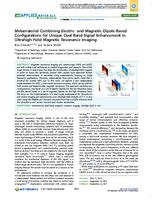 Metamaterial Combining Electric- and Magnetic-Dipole-Based Configurations for Unique Dual-Band Signal Enhancement in Ultrahigh-Field Magnetic Resonance Imaging