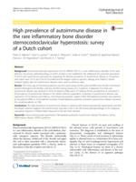 High prevalence of autoimmune disease in the rare inflammatory bone disorder sternocostoclavicular hyperostosis: survey of a Dutch cohort
