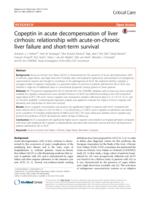 Copeptin in acute decompensation of liver cirrhosis: relationship with acute-on-chronic liver failure and short-term survival