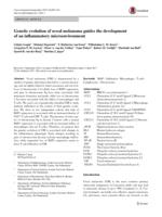 Genetic evolution of uveal melanoma guides the development of an inflammatory microenvironment