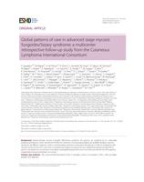 Global patterns of care in advanced stage mycosis fungoides/Sezary syndrome: a multicenter retrospective follow-up study from the Cutaneous Lymphoma International Consortium
