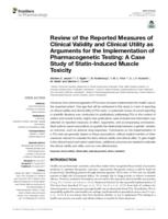 Review of the Reported Measures of Clinical Validity and Clinical Utility as Arguments for the Implementation of Pharmacogenetic Testing: A Case Study of Statin-Induced Muscle Toxicity