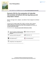 Dynamic RSA for the evaluation of inducible micromotion of Oxford UKA during step-up and step-down motion