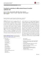 Xenobiotic metabolism in differentiated human bronchial epithelial cells