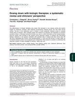 Dosing down with biologic therapies: a systematic review and clinicians' perspective