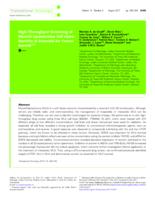 High-Throughput Screening of Myxoid Liposarcoma Cell Lines: Survivin Is Essential for Tumor Growth