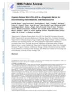 Hypoxia-related microRNA-210 is a diagnostic marker for discriminating osteoblastoma and osteosarcoma