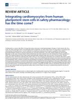 Integrating cardiomyocytes from human pluripotent stem cells in safety pharmacology: has the time come?