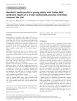 Metabolic health profile in young adults with Prader-Willi syndrome: results of a 2-year randomized, placebo-controlled, crossover GH trial