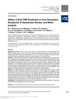 Safety of Anti-TNF Treatment in Liver Transplant Recipients: A Systematic Review and Meta-analysis