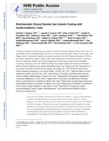 Posttraumatic stress disorder has genetic overlap with cardiometabolic traits