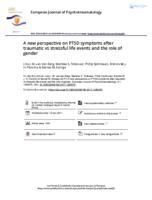 A new perspective on PTSD symptoms after traumatic vs stressful life events and the role of gender