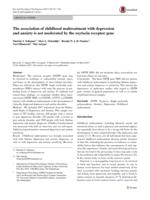 The association of childhood maltreatment with depression and anxiety is not moderated by the oxytocin receptor gene