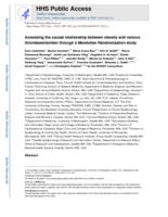 Assessing the causal relationship between obesity and venous thromboembolism through a Mendelian Randomization study