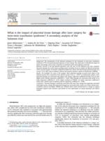 What is the impact of placental tissue damage after laser surgery for twin-twin transfusion syndrome? A secondary analysis of the Solomon trial