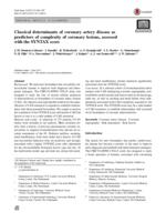 Classical determinants of coronary artery disease as predictors of complexity of coronary lesions, assessed with the SYNTAX score