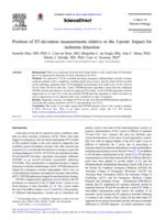 Position of ST-deviation measurements relative to the J-point: Impact for ischemia detection