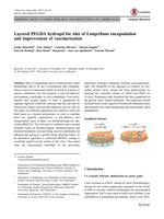 Layered PEGDA hydrogel for islet of Langerhans encapsulation and improvement of vascularization
