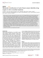 Molecular stratification of early breast cancer identifies drug targets to drive stratified medicine