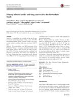 Dietary mineral intake and lung cancer risk: the Rotterdam Study