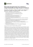 Diet Quality throughout Early Life in Relation to Allergic Sensitization and Atopic Diseases in Childhood