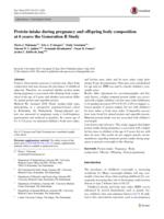 Protein intake during pregnancy and offspring body composition at 6 years: the Generation R Study