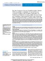 Ten-Year Progression-Free and Overall Survival in Patients With Unresectable or Metastatic GI Stromal Tumors: Long-Term Analysis of the European Organisation for Research and Treatment of Cancer, Italian Sarcoma Group, and Australasian Gastrointestinal Tr