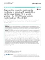 Deprescribing preventive cardiovascular medication in patients with predicted low cardiovascular disease risk in general practice - the ECSTATIC study: a cluster randomised non-inferiority trial