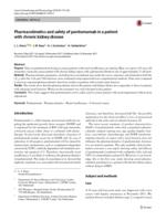 Pharmacokinetics and safety of panitumumab in a patient with chronic kidney disease