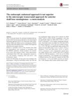 The endoscopic endonasal approach is not superior to the microscopic transcranial approach for anterior skull base meningiomas-a meta-analysis