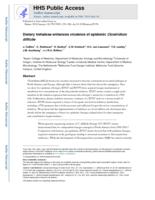 Dietary trehalose enhances virulence of epidemic Clostridium difficile