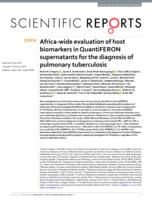 Africa-wide evaluation of host biomarkers in QuantiFERON supernatants for the diagnosis of pulmonary tuberculosis