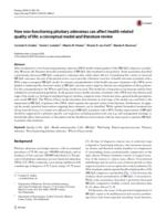 How non-functioning pituitary adenomas can affect health-related quality of life: a conceptual model and literature review