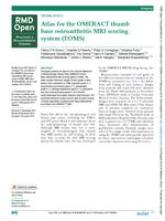 Atlas for the OMERACT thumb base osteoarthritis MRI scoring system (TOMS)