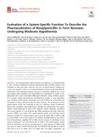 Evaluation of a System-Specific Function To Describe the Pharmacokinetics of Benzylpenicillin in Term Neonates Undergoing Moderate Hypothermia