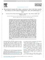 Mesenchymal stromal cells induce a permissive state in the bone marrow that enhances G-CSF-induced hematopoietic stem cell mobilization in mice