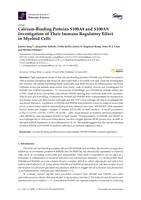 Calcium-Binding Proteins S100A8 and S100A9: Investigation of Their Immune Regulatory Effect in Myeloid Cells