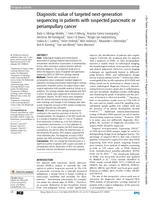 Diagnostic value of targeted next-generation sequencing in patients with suspected pancreatic or periampullary cancer