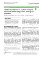 Calcitonin gene-related peptide (receptor) antibodies: an exciting avenue for migraine treatment