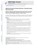 Migraine and vascular disease biomarkers: A population-based case-control study
