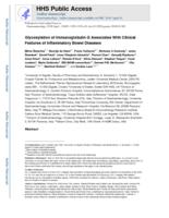 Glycosylation of Immunoglobulin G Associates With Clinical Features of Inflammatory Bowel Diseases