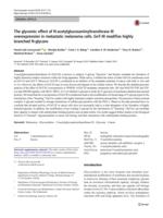 The glycomic effect of N-acetylglucosaminyltransferase III overexpression in metastatic melanoma cells. GnT-III modifies highly branched N-glycans