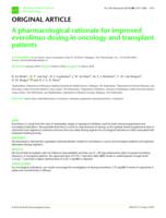 A pharmacological rationale for improved everolimus dosing in oncology and transplant patients