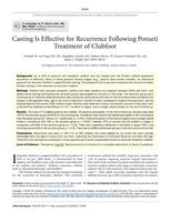 Casting Is Effective for Recurrence Following Ponseti Treatment of Clubfoot