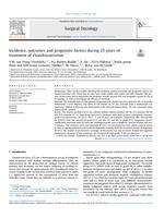 Incidence, outcomes and prognostic factors during 25 years of treatment of chondrosarcomas