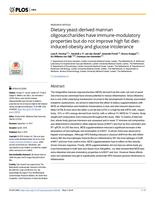 Dietary yeast-derived mannan oligosaccharides have immune-modulatory properties but do not improve high fat diet-induced obesity and glucose intolerance