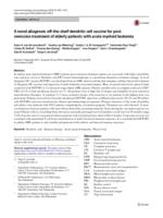 A novel allogeneic off-the-shelf dendritic cell vaccine for post-remission treatment of elderly patients with acute myeloid leukemia